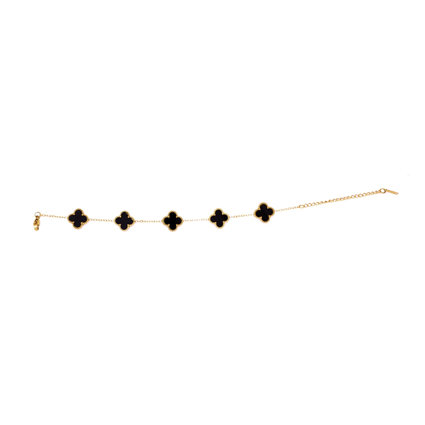 Lucky Black Clover Bracelet